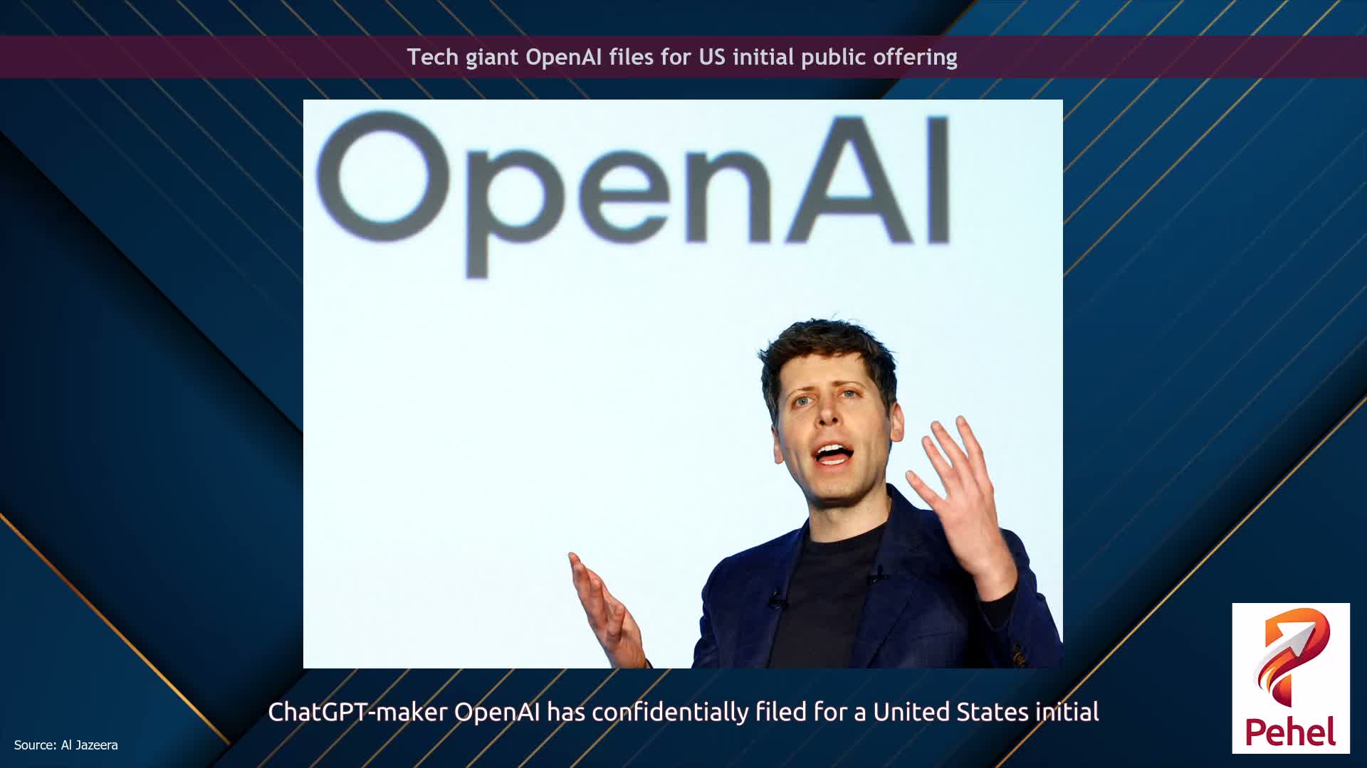 Tech giant OpenAI files for US initial public offering