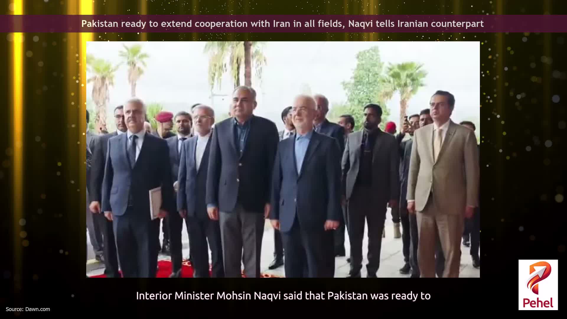 Pakistan ready to extend cooperation with Iran in all fields, Naqvi tells Iranian counterpart