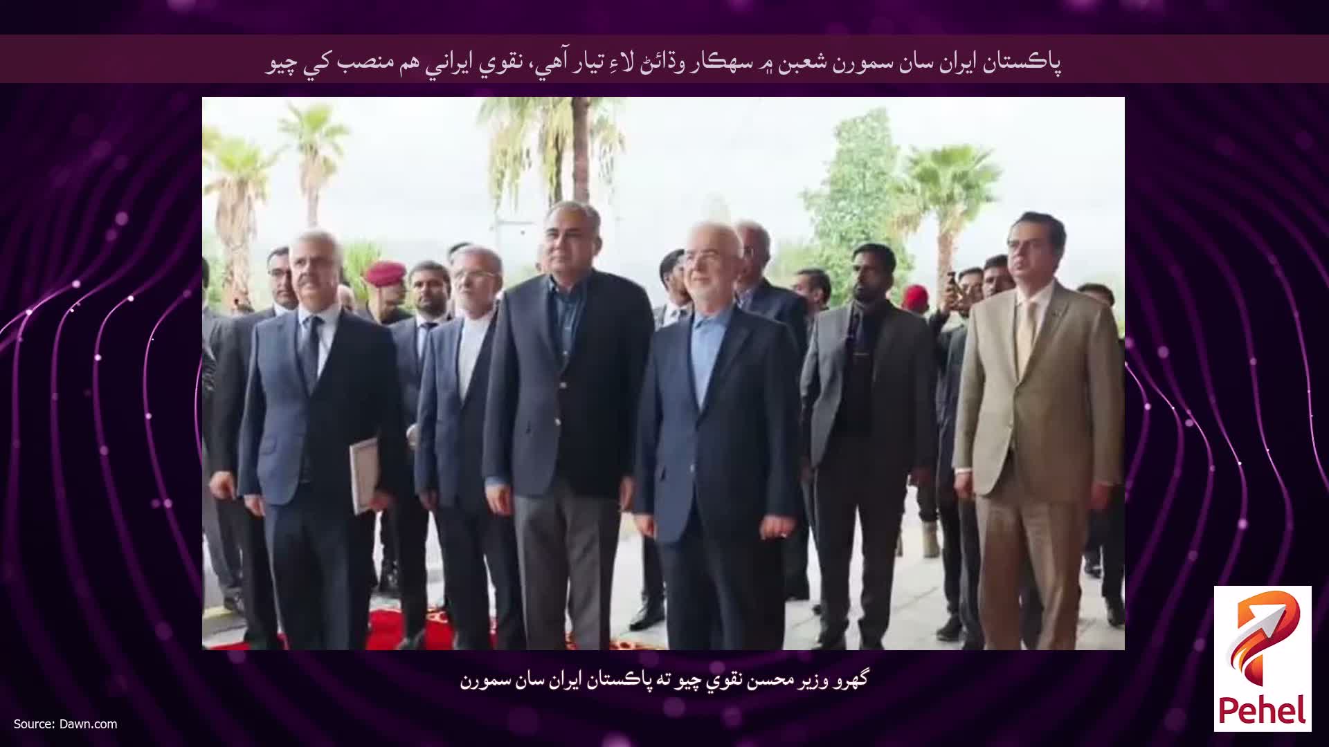پاڪستان ايران سان سمورن شعبن ۾ سهڪار وڌائڻ لاءِ تيار آهي، نقوي ايراني هم منصب کي چيو