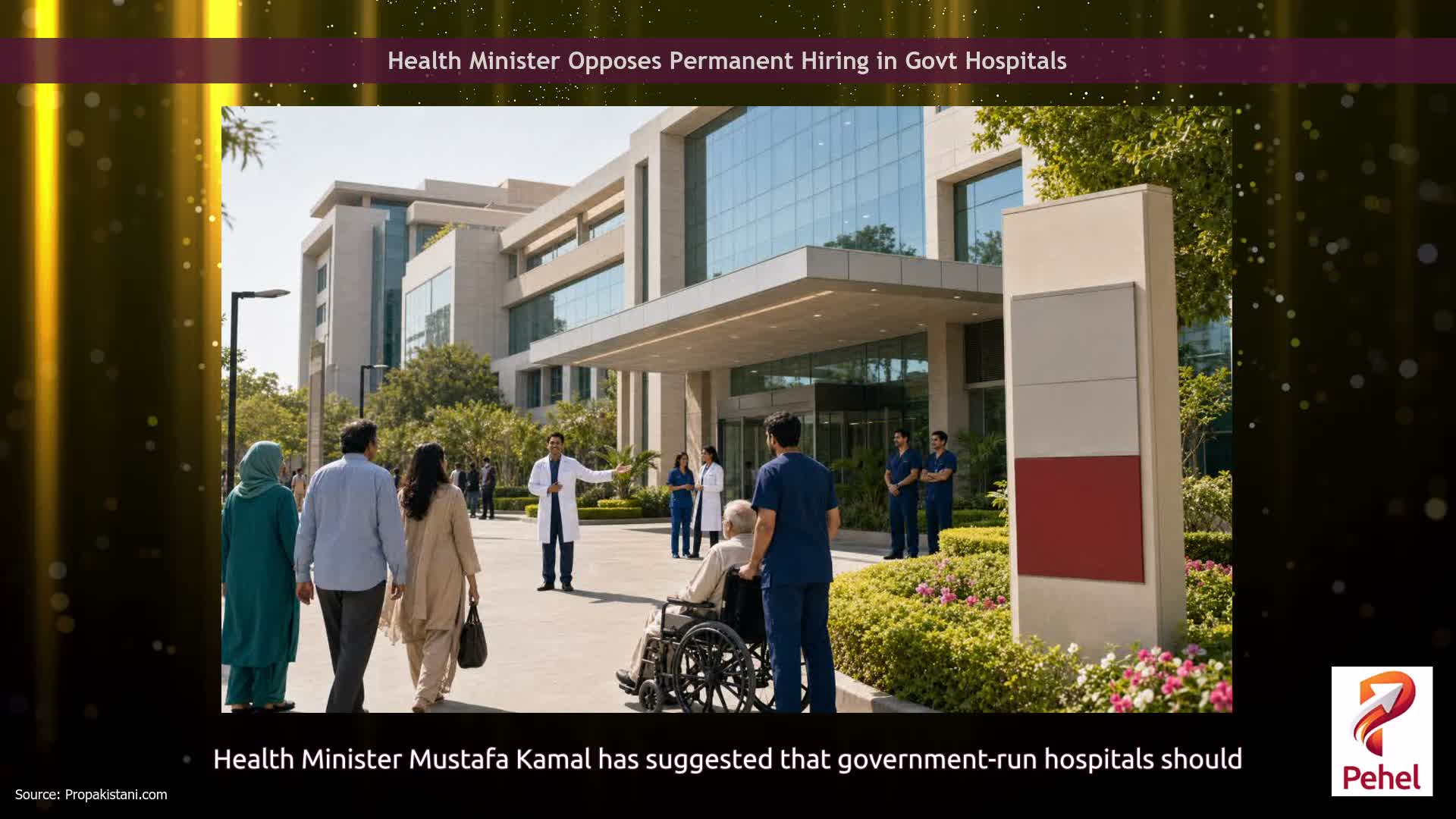 Health Minister Opposes Permanent Hiring in Govt Hospitals