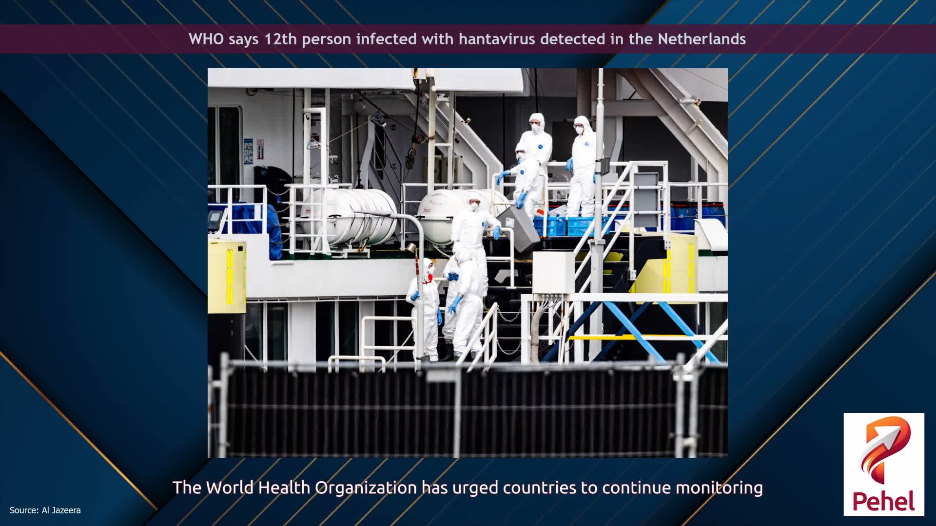 WHO says 12th person infected with hantavirus detected in the Netherlands