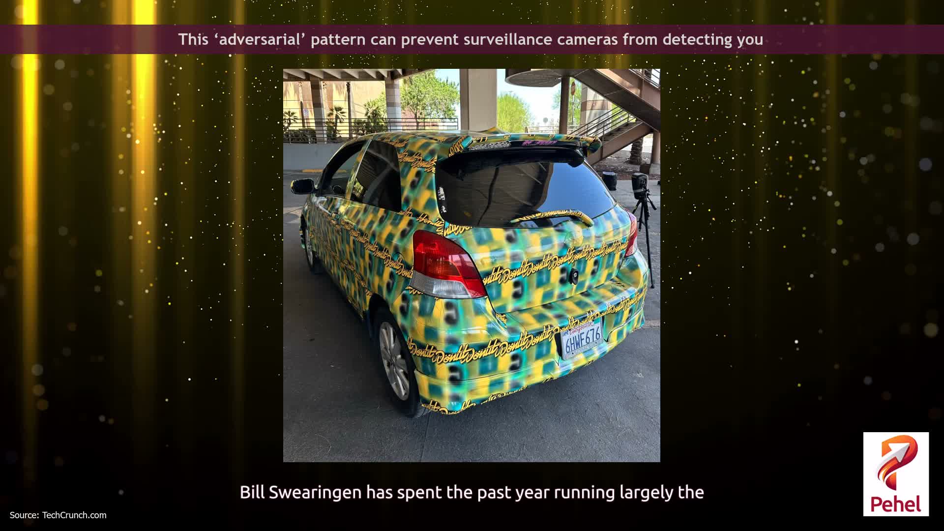 This ‘adversarial’ pattern can prevent surveillance cameras from detecting you