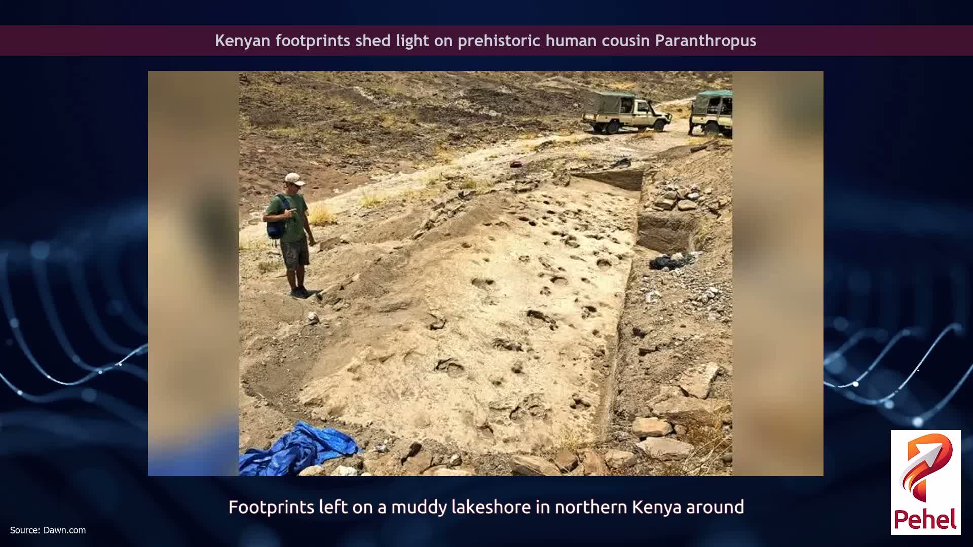 Kenyan footprints shed light on prehistoric human cousin Paranthropus