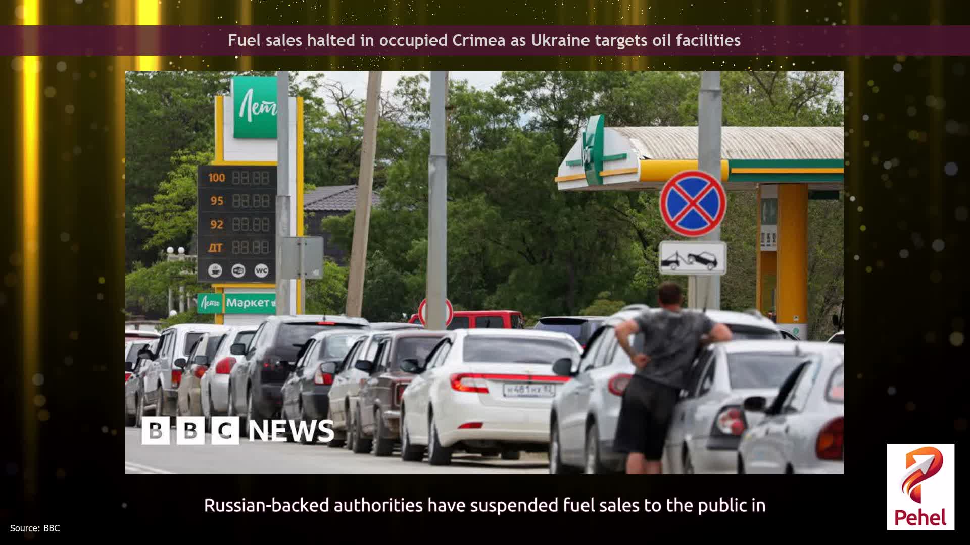 Fuel sales halted in occupied Crimea as Ukraine targets oil facilities