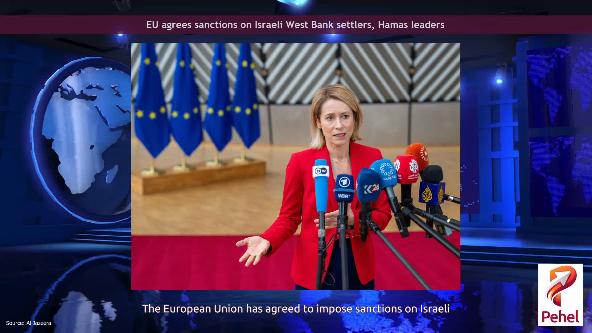 EU agrees sanctions on Israeli West Bank settlers, Hamas leaders
