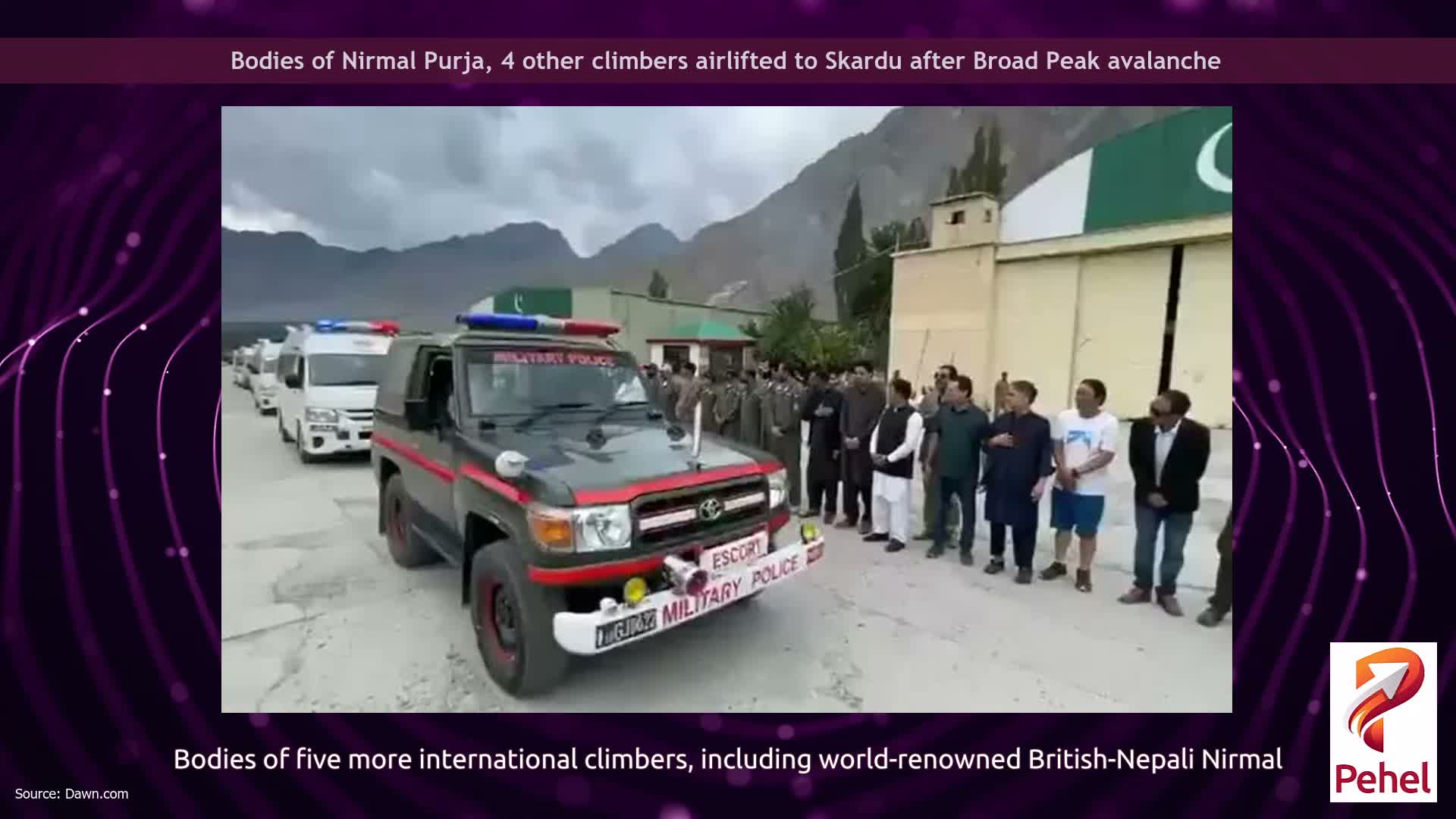 Bodies of Nirmal Purja, 4 other climbers airlifted to Skardu after Broad Peak avalanche
