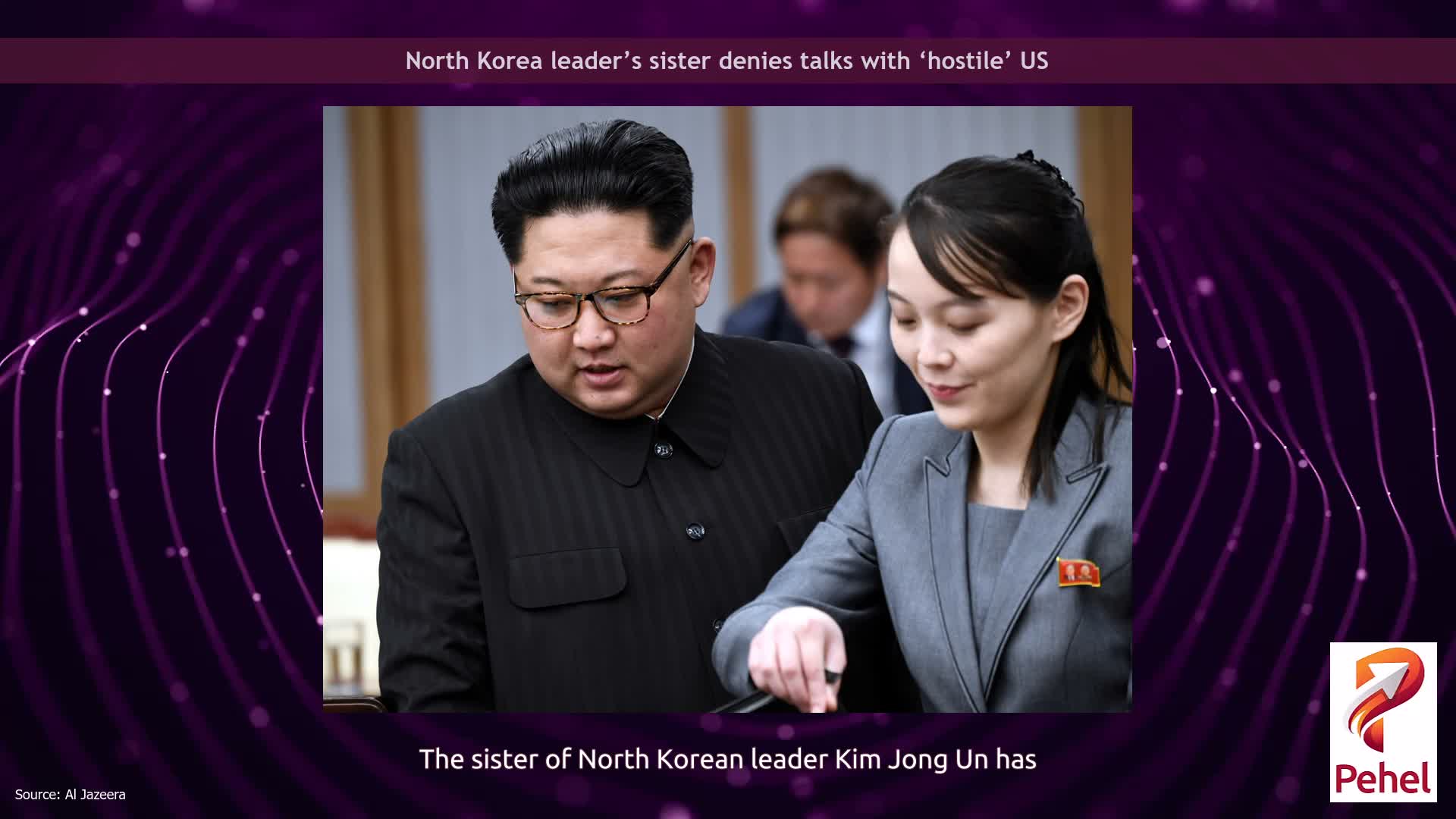 North Korea leader’s sister denies talks with ‘hostile’ US