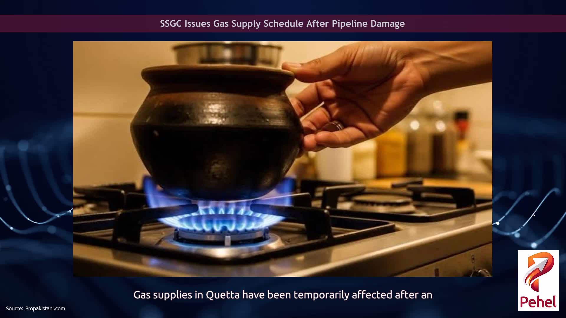 SSGC Issues Gas Supply Schedule After Pipeline Damage