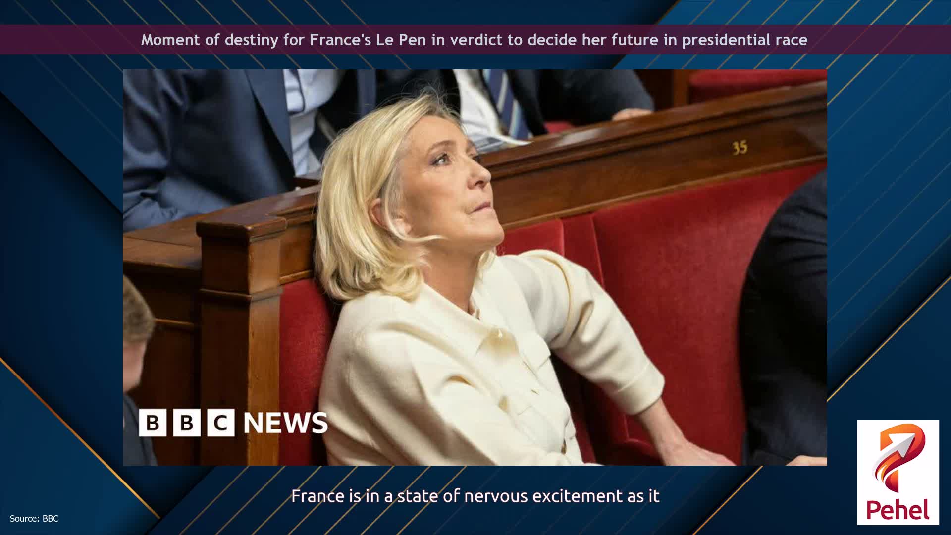 Moment of destiny for France's Le Pen in verdict to decide her future in presidential race