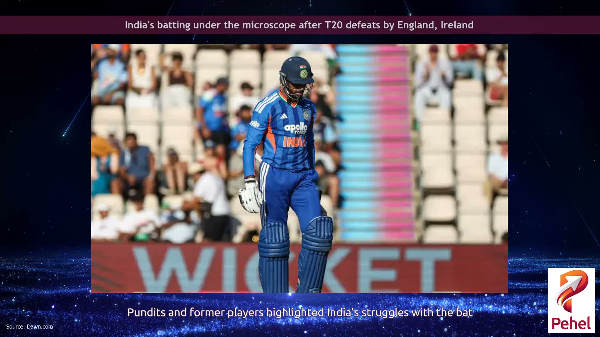 India's batting under the microscope after T20 defeats by England, Ireland