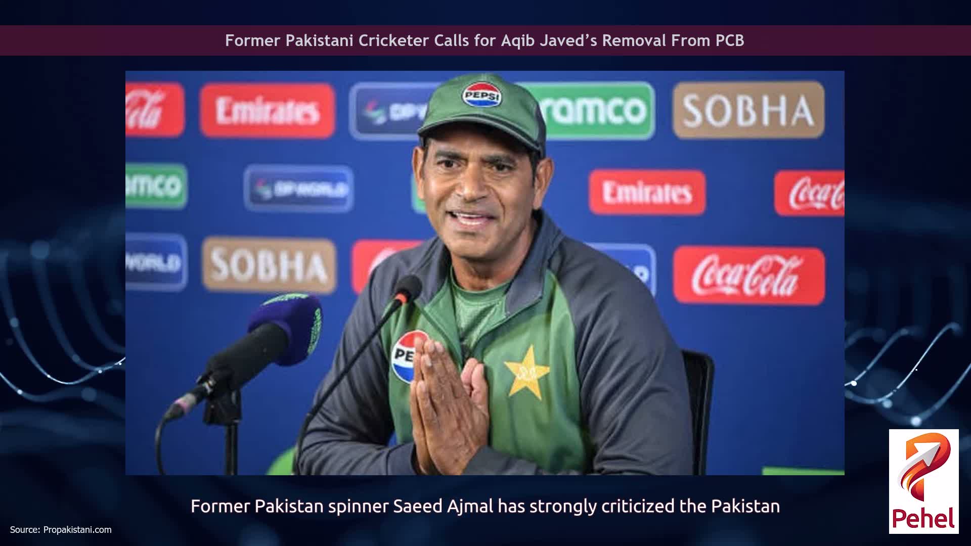 Former Pakistani Cricketer Calls for Aqib Javed’s Removal From PCB