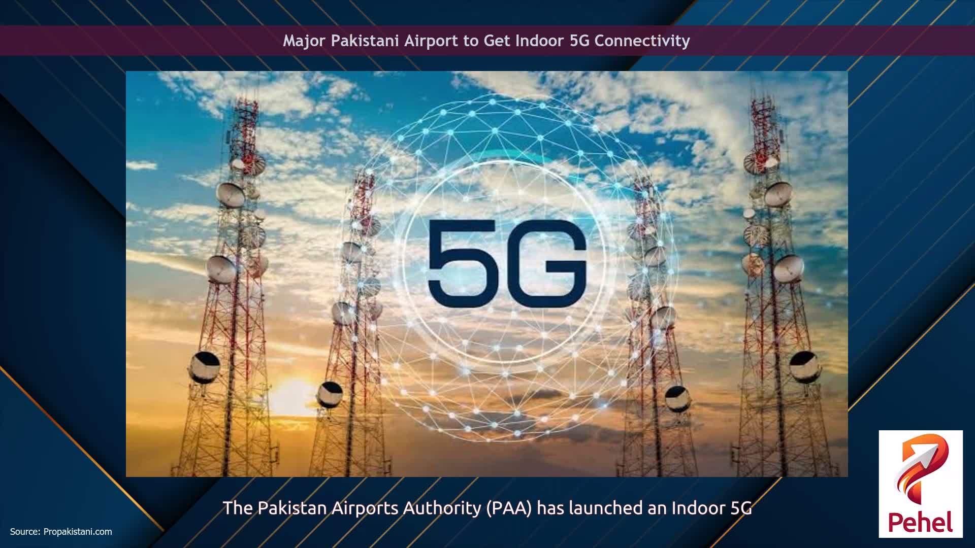 Major Pakistani Airport to Get Indoor 5G Connectivity