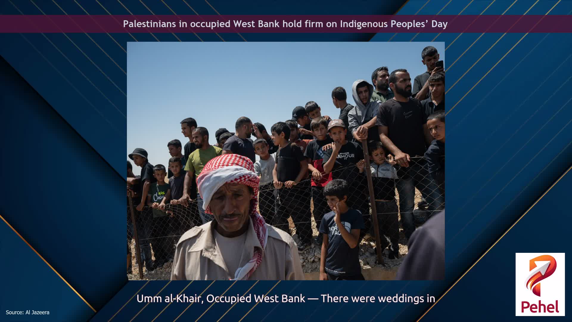 Palestinians in occupied West Bank hold firm on Indigenous Peoples’ Day