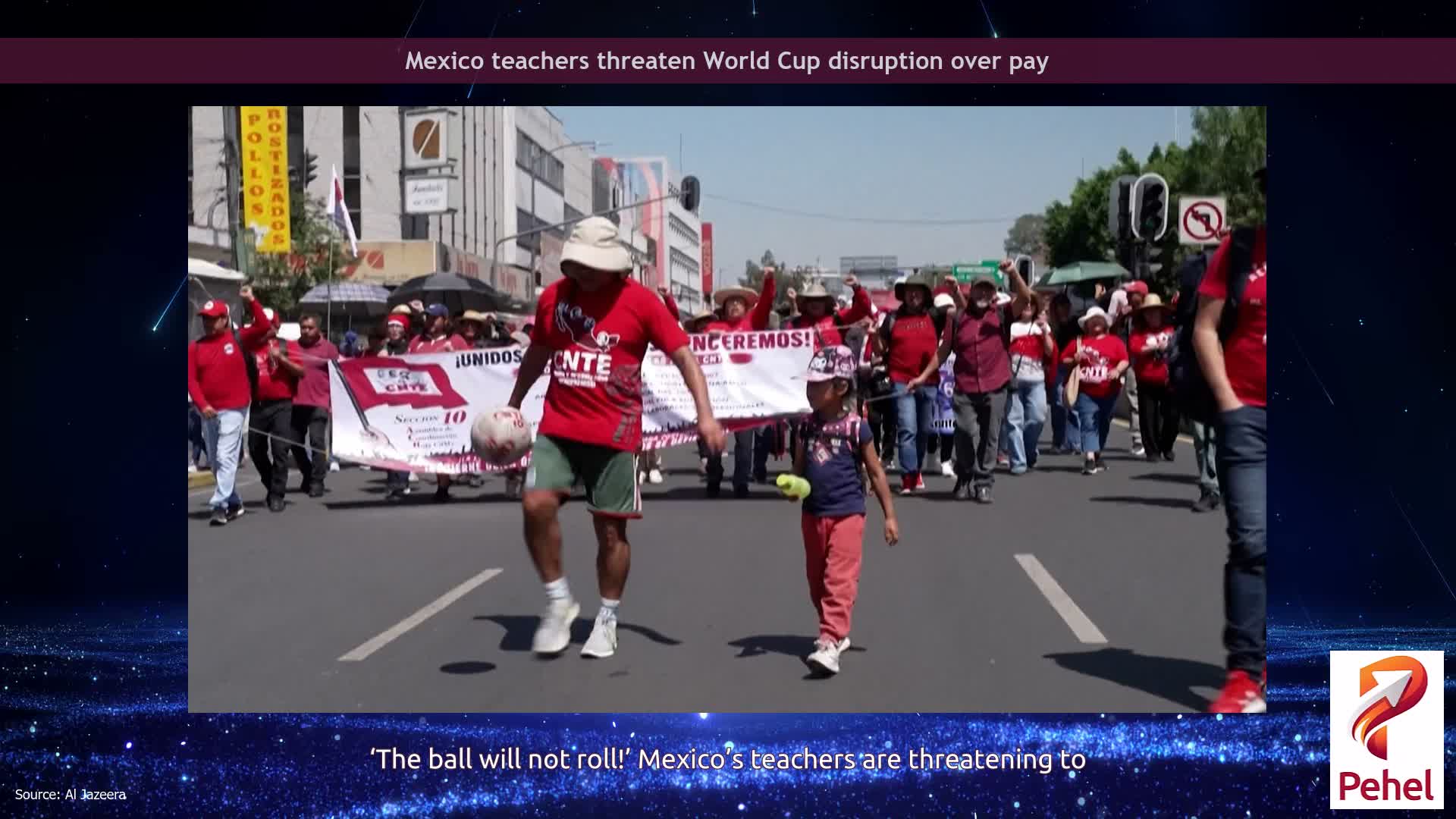Mexico teachers threaten World Cup disruption over pay