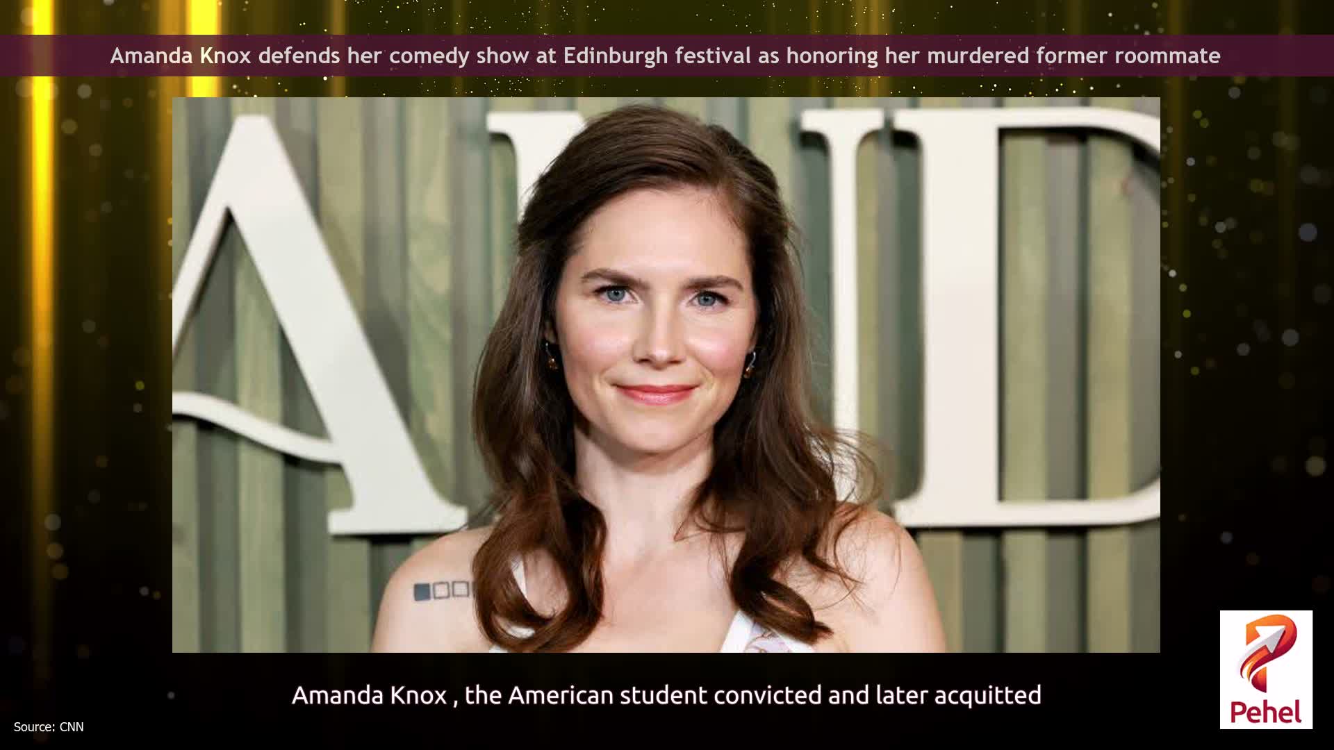 Amanda Knox defends her comedy show at Edinburgh festival as honoring her murdered former roommate