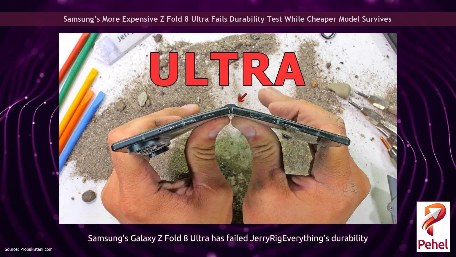 Samsung’s More Expensive Z Fold 8 Ultra Fails Durability Test While Cheaper Model Survives
