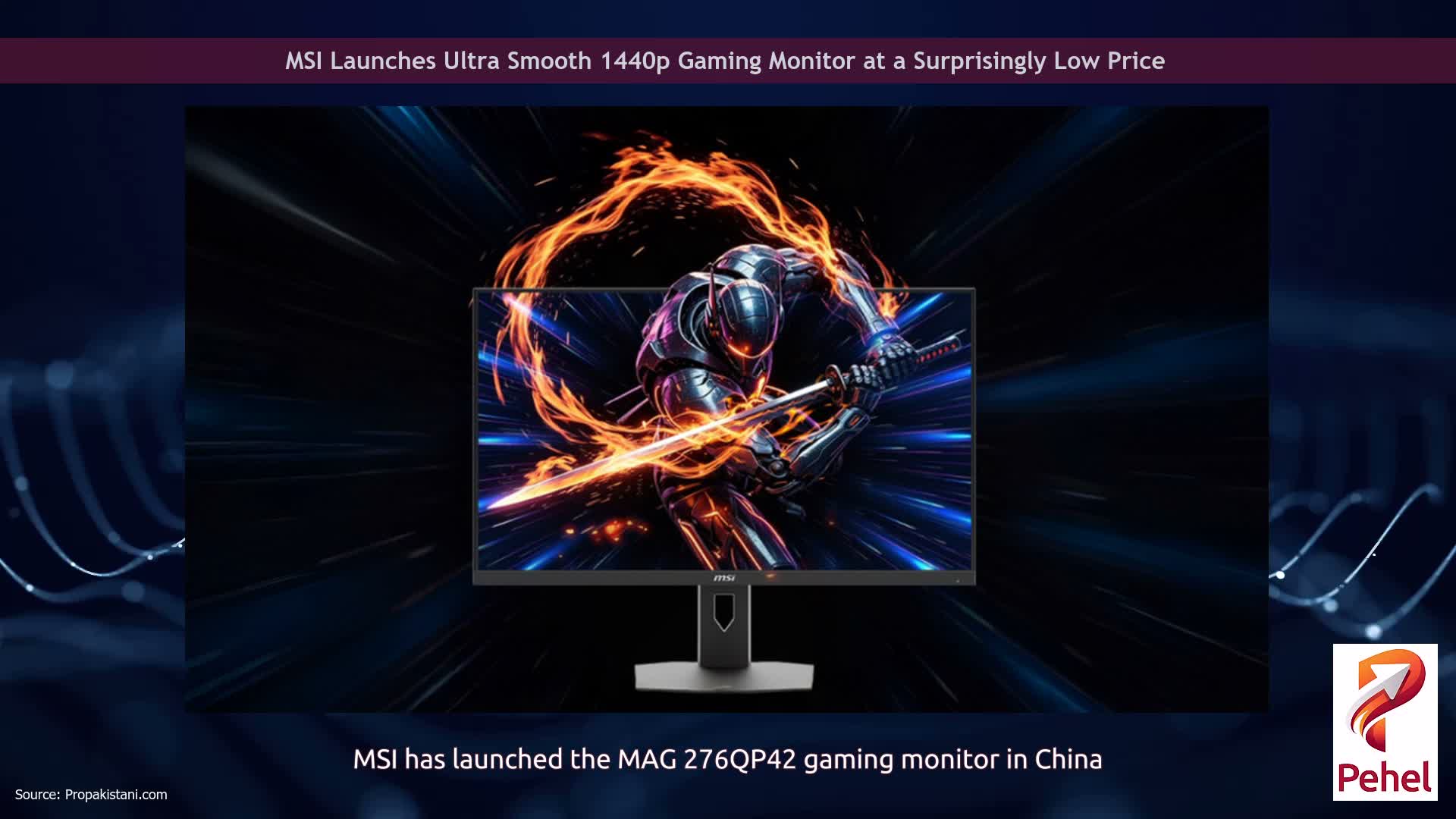 MSI Launches Ultra Smooth 1440p Gaming Monitor at a Surprisingly Low Price