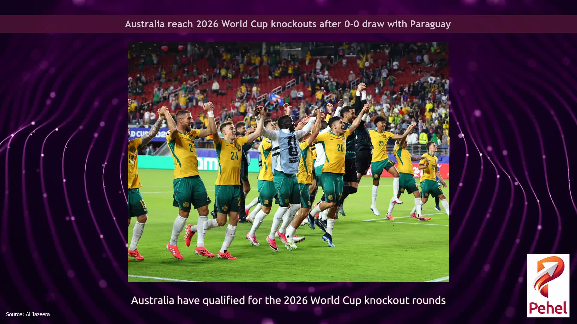 Australia reach 2026 World Cup knockouts after 0-0 draw with Paraguay