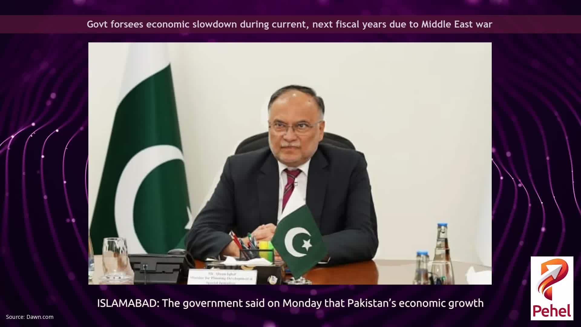 Govt forsees economic slowdown during current, next fiscal years due to Middle East war