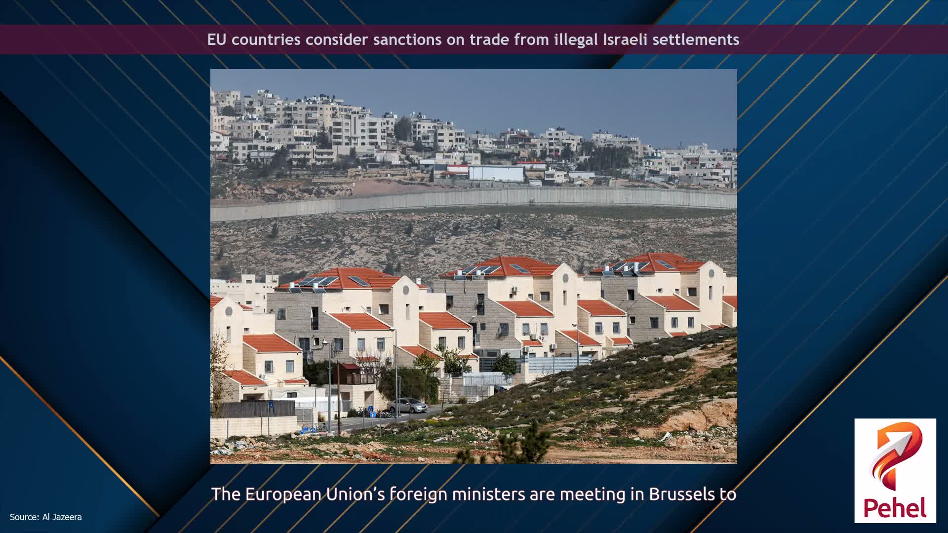 EU countries consider sanctions on trade from illegal Israeli settlements