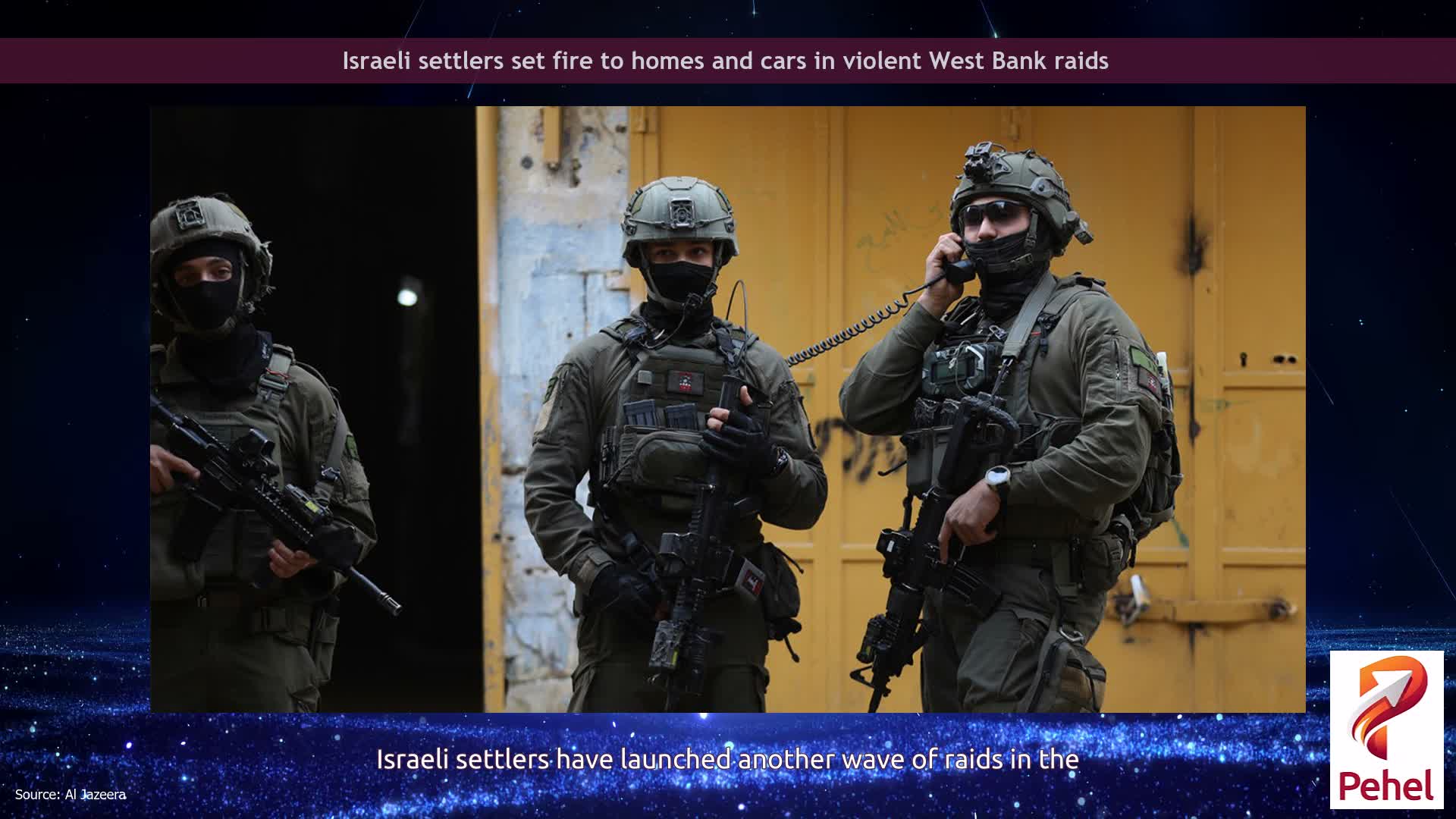 Israeli settlers set fire to homes and cars in violent West Bank raids