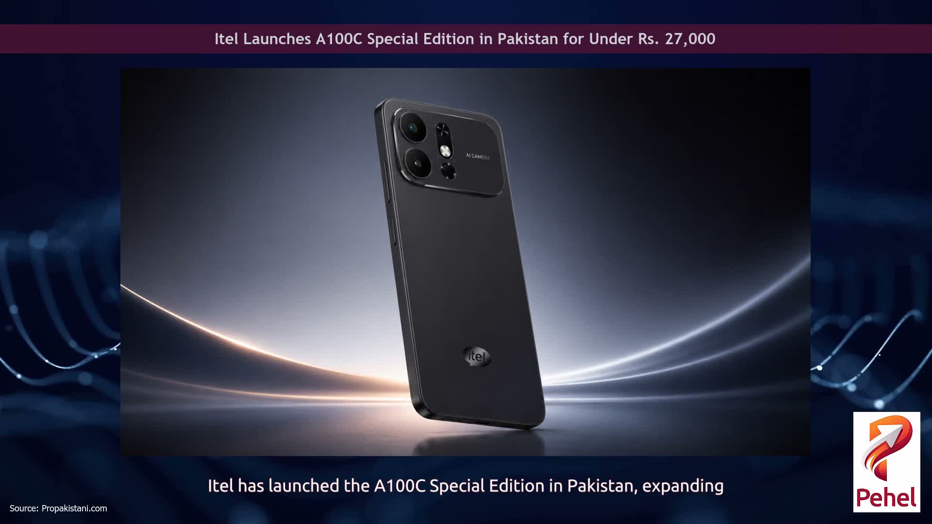 Itel Launches A100C Special Edition in Pakistan for Under Rs. 27,000