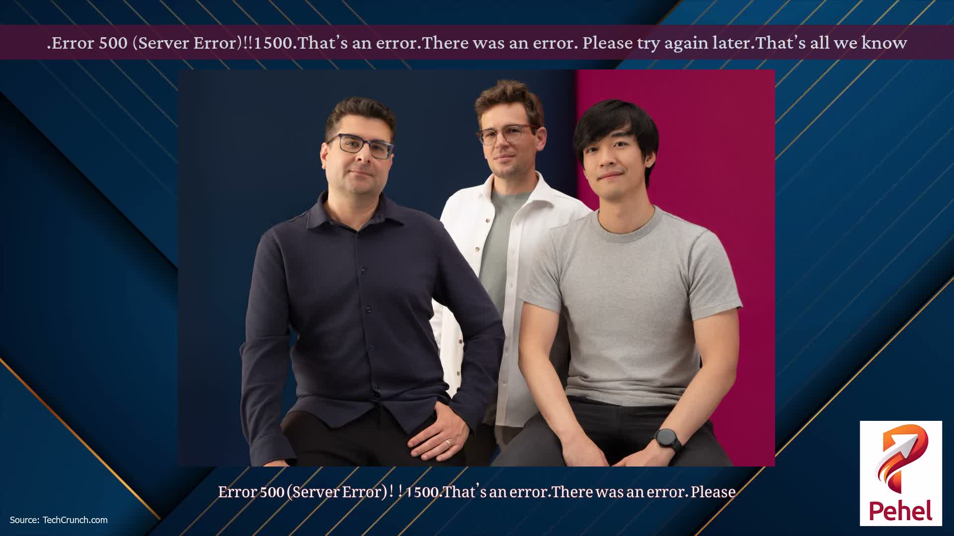 Error 500 (Server Error)!!1500.That’s an error.There was an error. Please try again later.That’s all we know.