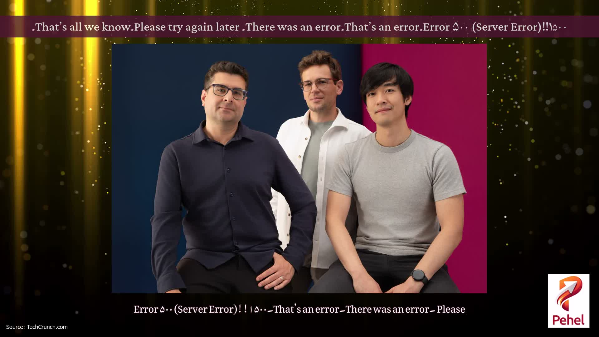 Error ۵۰۰ (Server Error)!!۱۵۰۰۔That’s an error۔There was an error۔ Please try again later۔That’s all we know۔