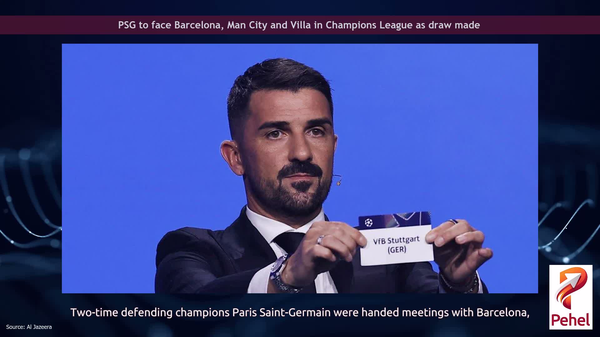 PSG to face Barcelona, Man City and Villa in Champions League as draw made