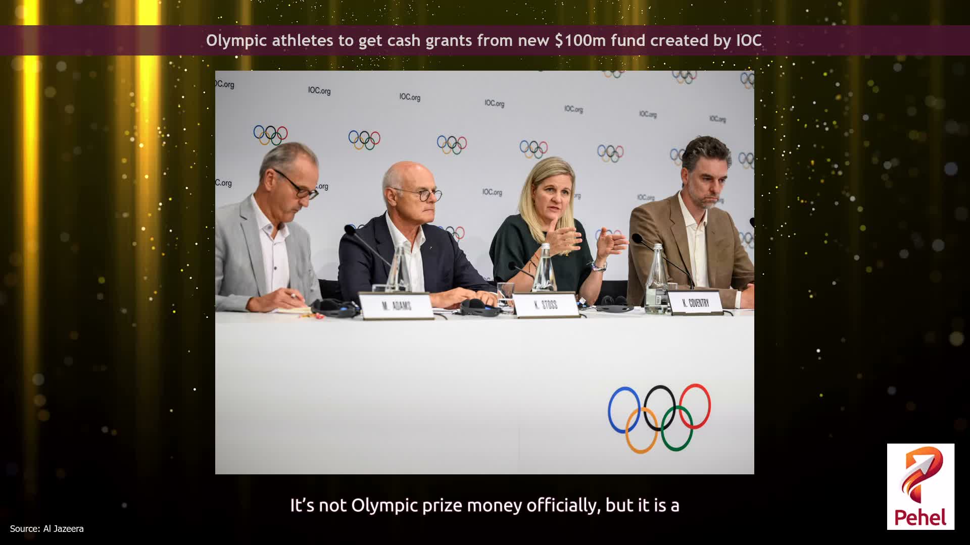 Olympic athletes to get cash grants from new $100m fund created by IOC