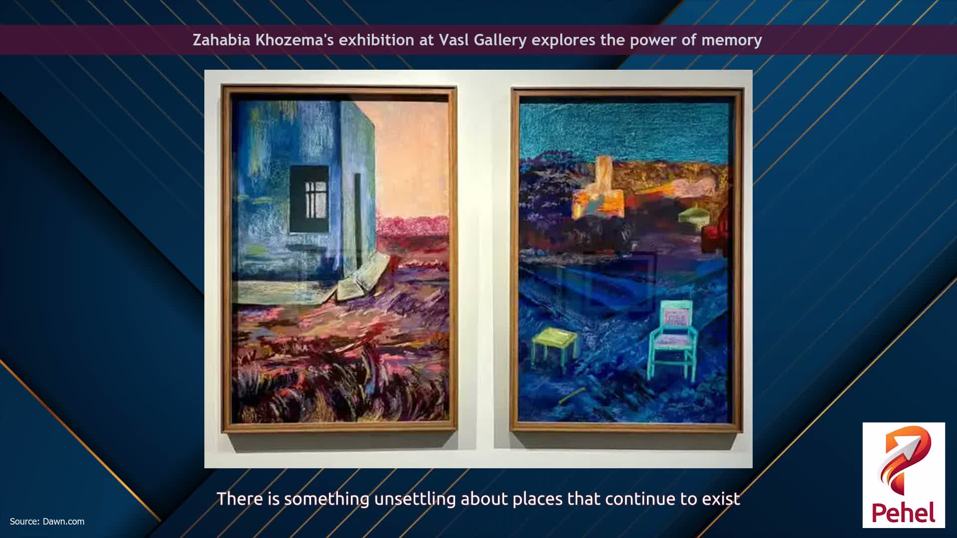 Zahabia Khozema's exhibition at Vasl Gallery explores the power of memory
