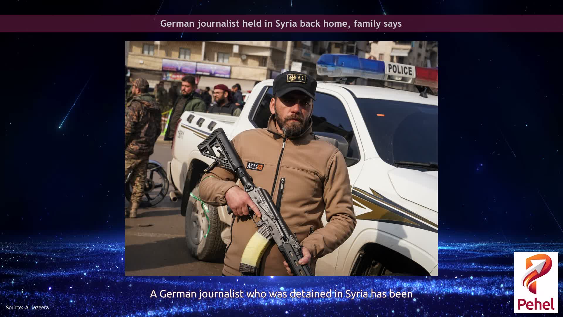 German journalist held in Syria back home, family says