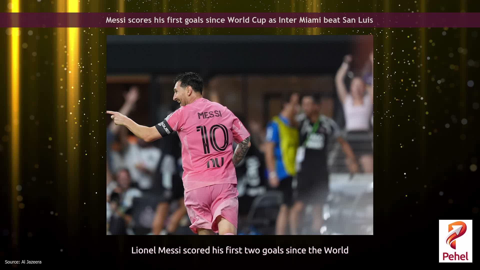 Messi scores his first goals since World Cup as Inter Miami beat San Luis
