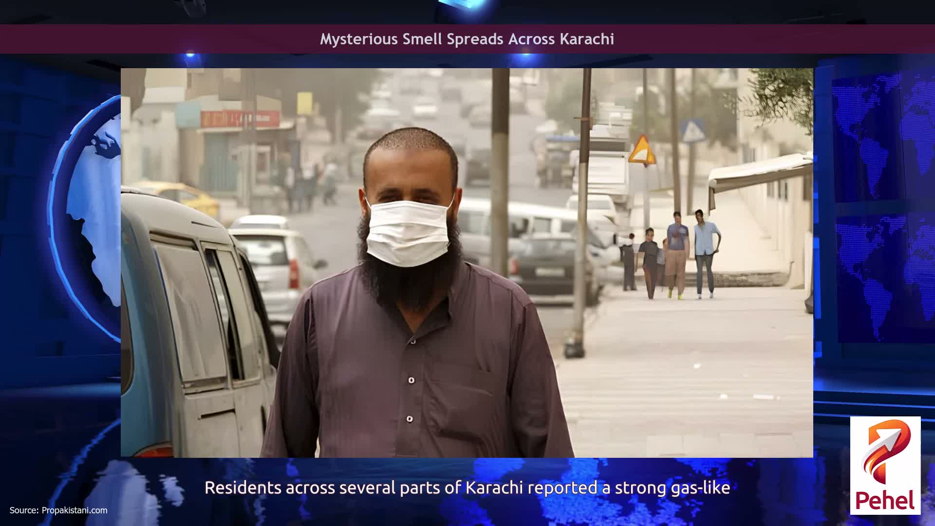 Mysterious Smell Spreads Across Karachi