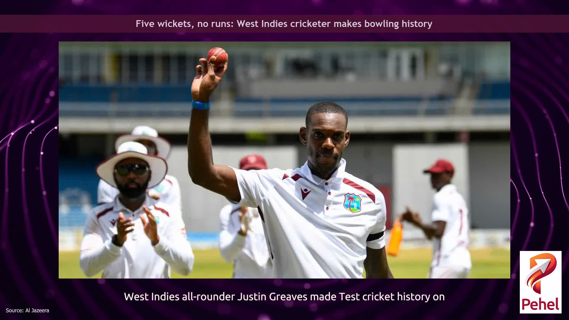 Five wickets, no runs: West Indies cricketer makes bowling history