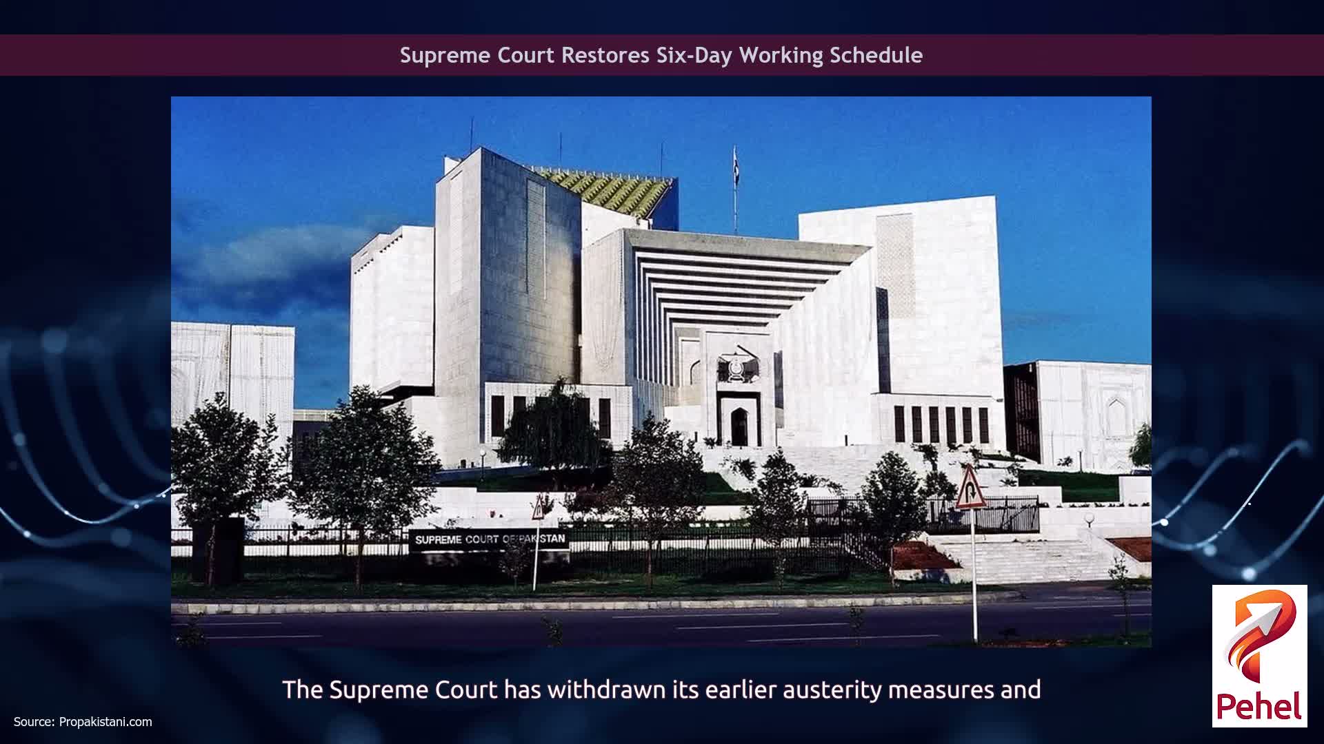 Supreme Court Restores Six-Day Working Schedule