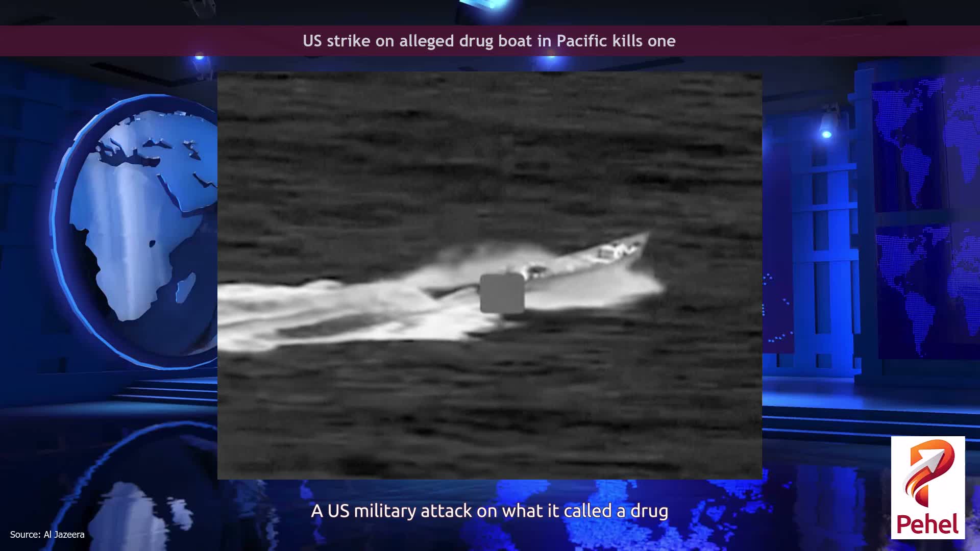 US strike on alleged drug boat in Pacific kills one