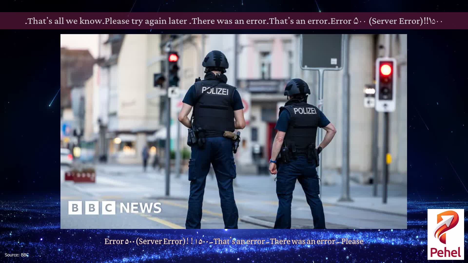 Error ۵۰۰ (Server Error)!!۱۵۰۰۔That’s an error۔There was an error۔ Please try again later۔That’s all we know۔