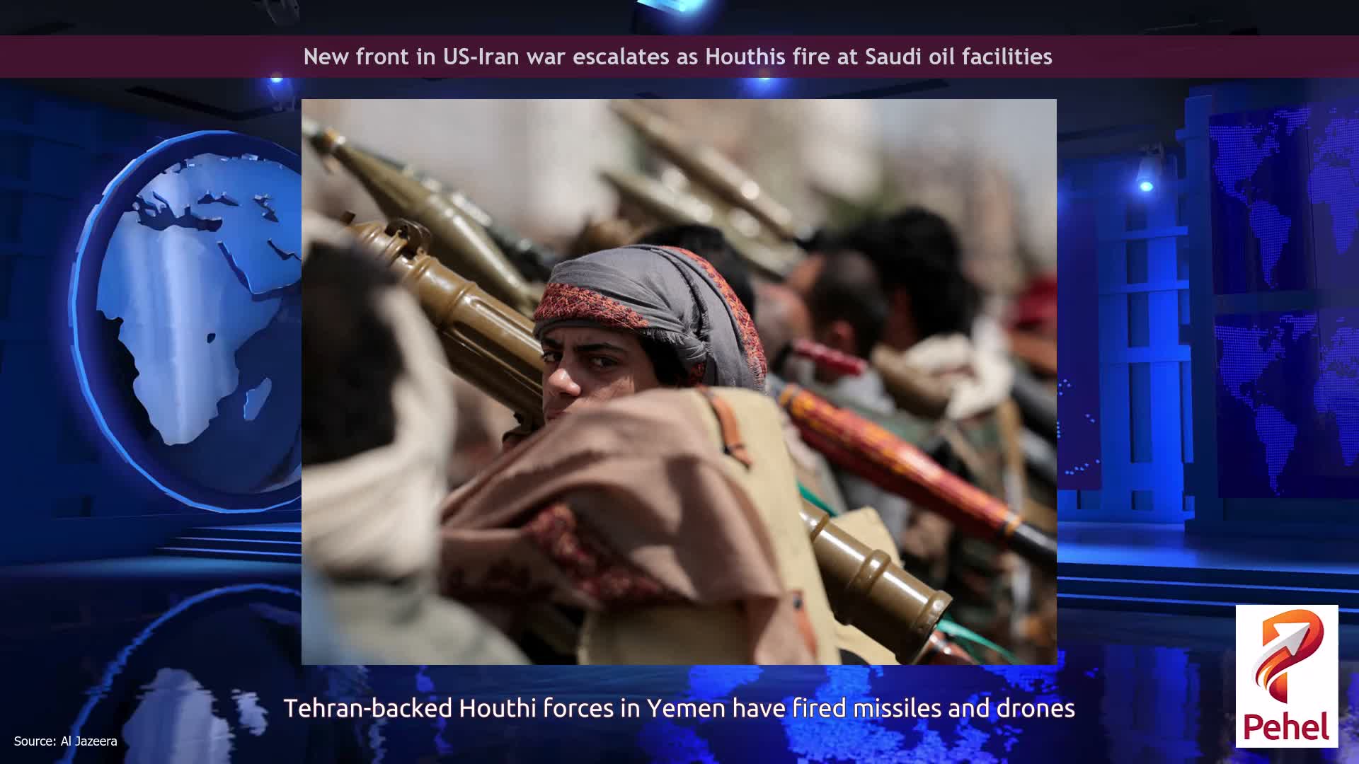 New front in US-Iran war escalates as Houthis fire at Saudi oil facilities
