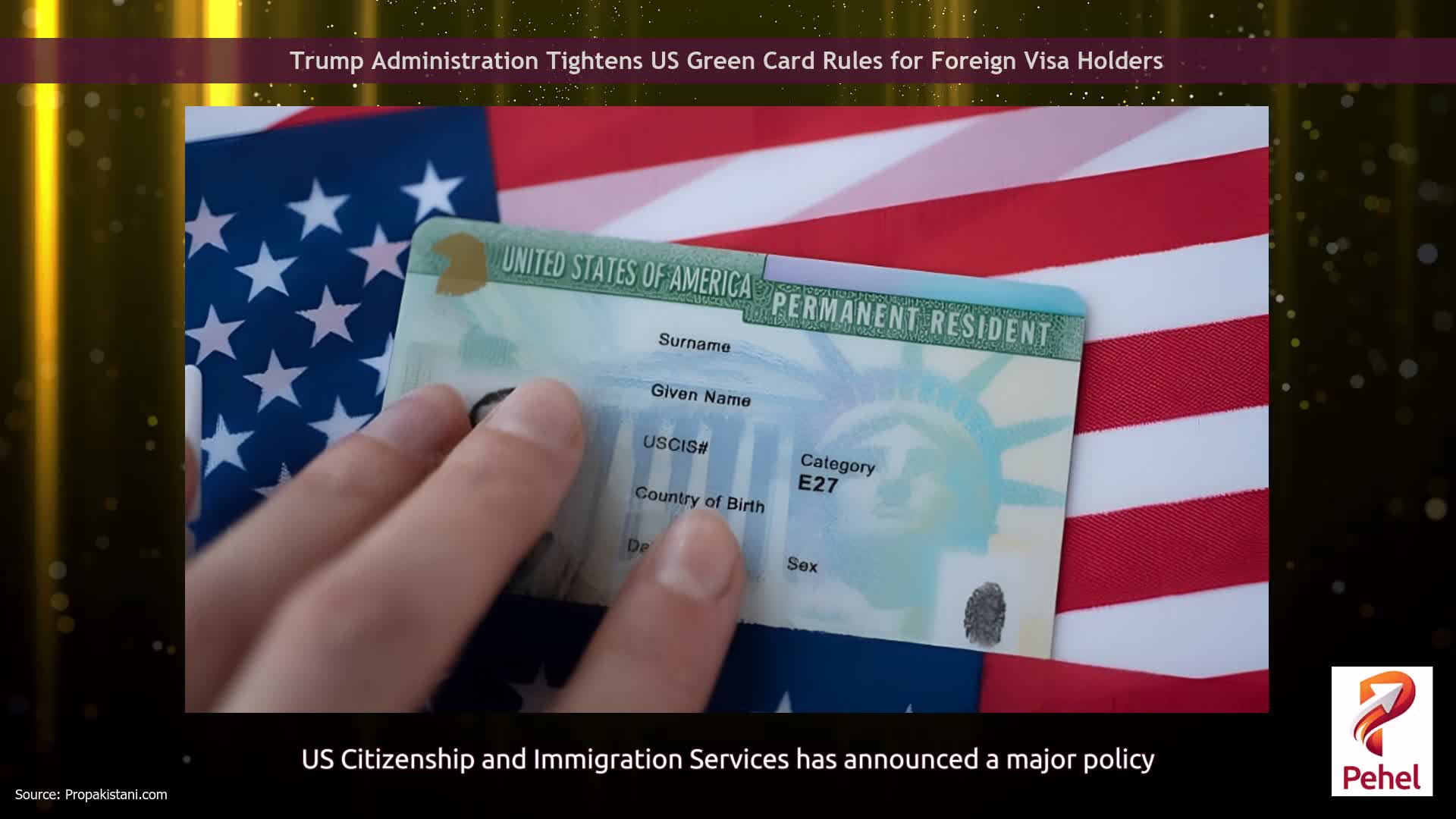 Trump Administration Tightens US Green Card Rules for Foreign Visa Holders