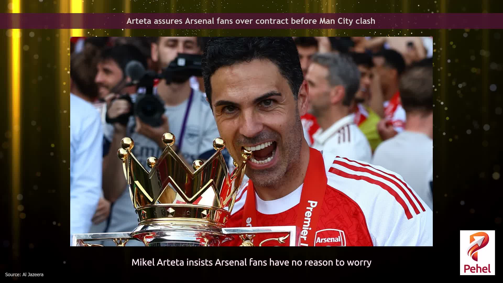 Arteta assures Arsenal fans over contract before Man City clash