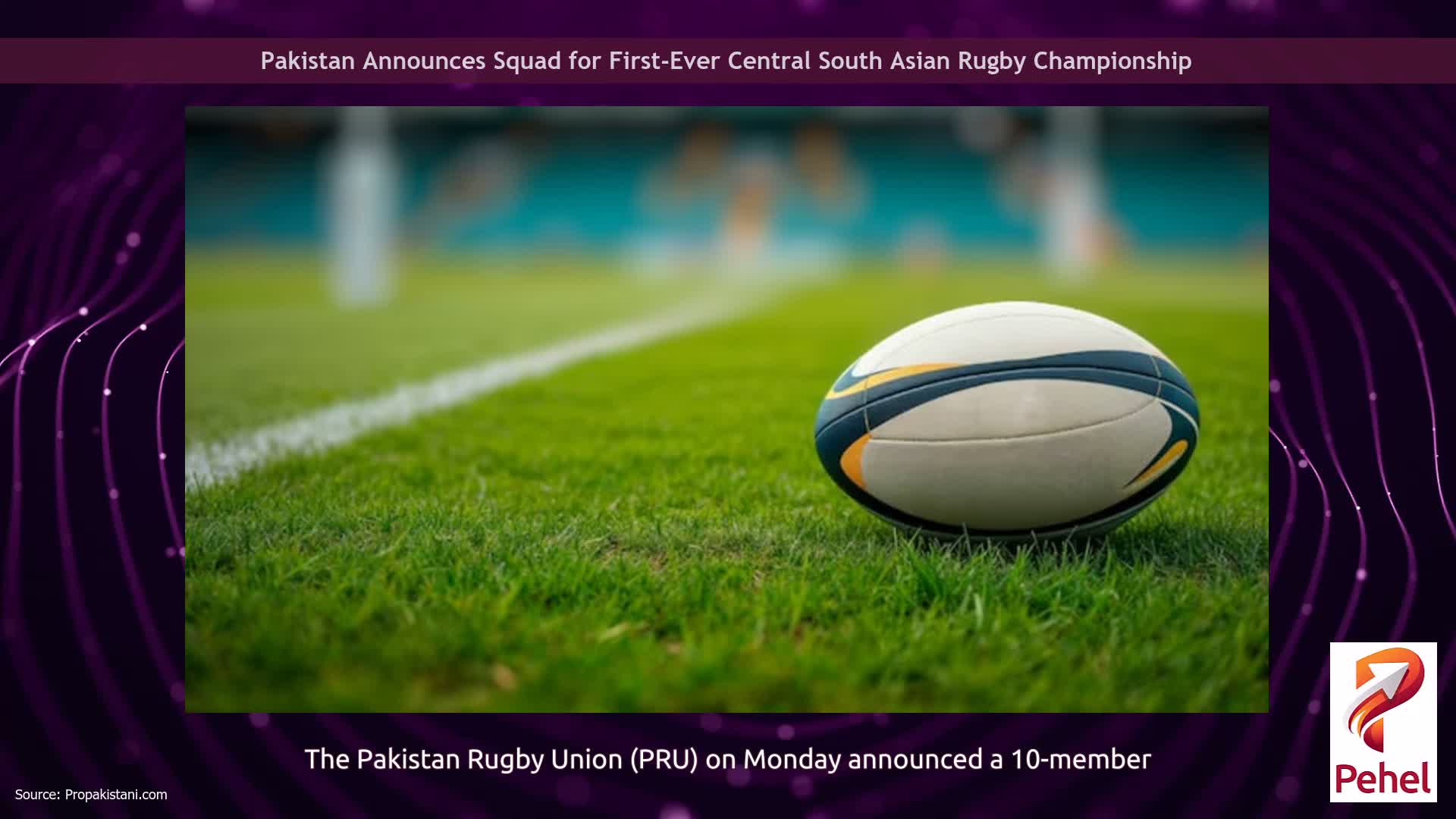 Pakistan Announces Squad for First-Ever Central South Asian Rugby Championship