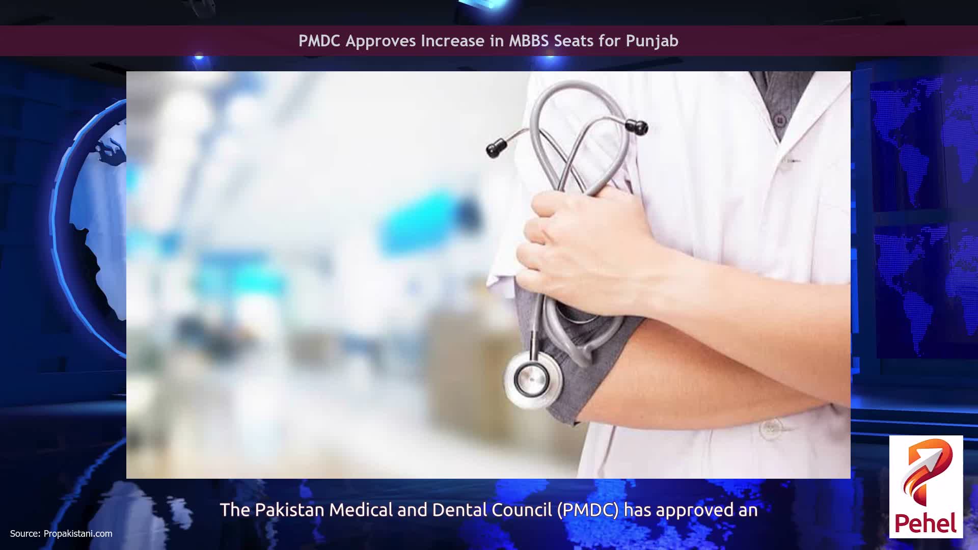 PMDC Approves Increase in MBBS Seats for Punjab