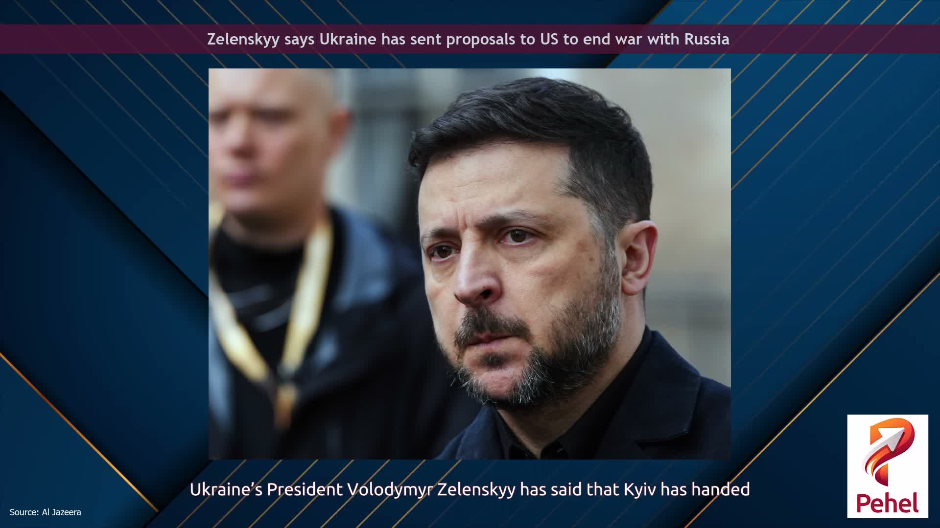 Zelenskyy says Ukraine has sent proposals to US to end war with Russia