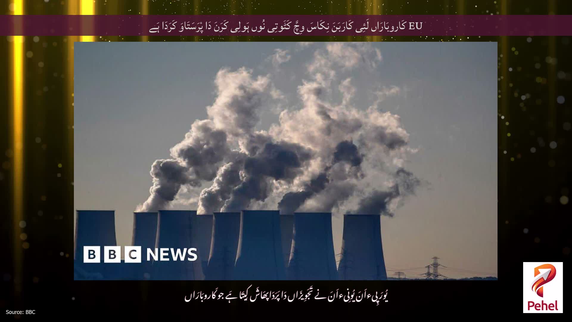 EU کَاروبَارَاں لَئِی کَارَبَنَ نِکَاسَ وِچَّ کَٹَوتِی نُوں ہَولِی کَرَنَ دَا پْرَسَتَاوَ کَرَدَا ہَے