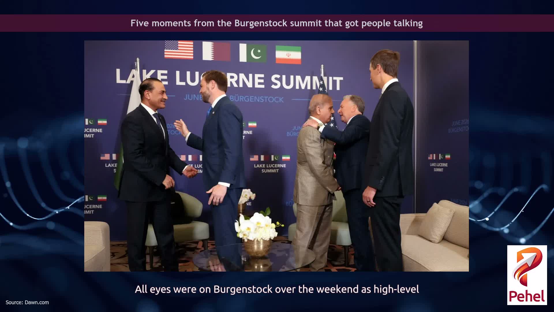 Five moments from the Burgenstock summit that got people talking