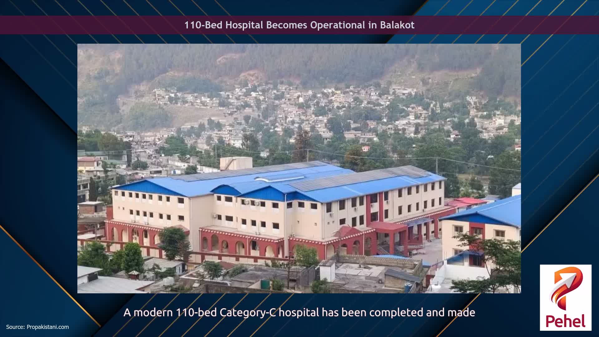 110-Bed Hospital Becomes Operational in Balakot