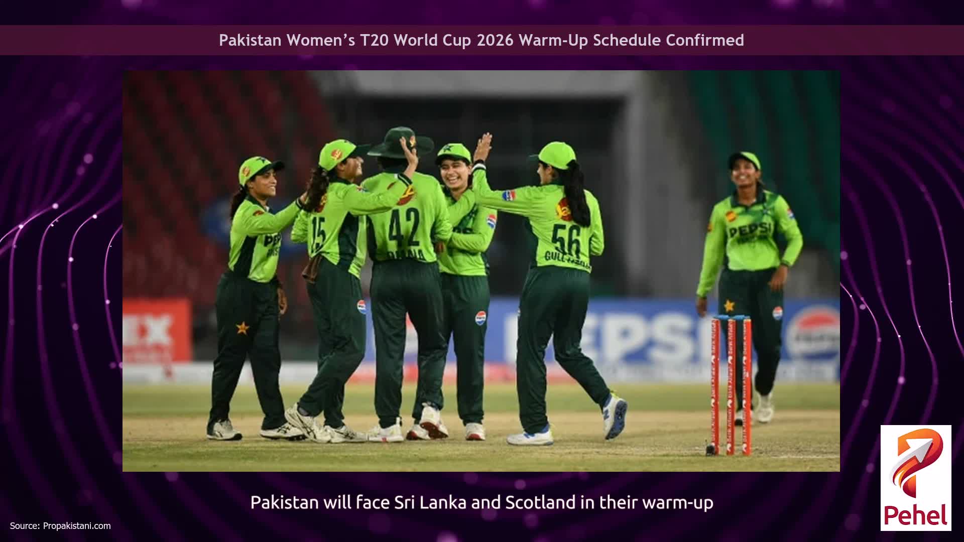 Pakistan Women’s T20 World Cup 2026 Warm-Up Schedule Confirmed