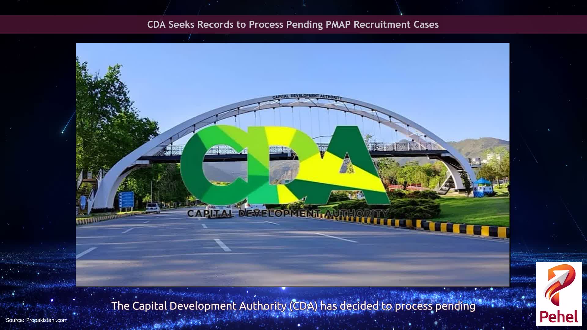 CDA Seeks Records to Process Pending PMAP Recruitment Cases