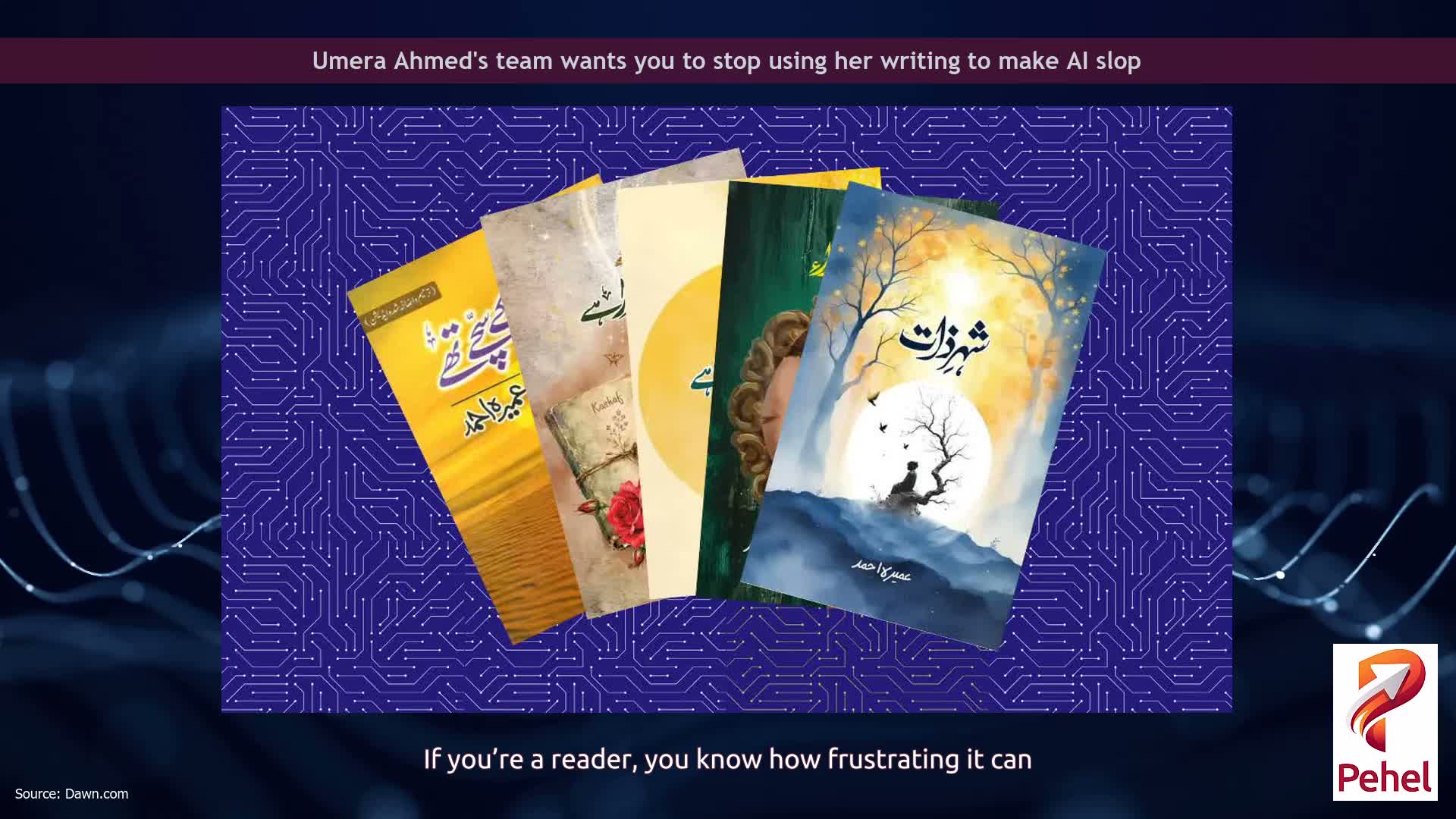 Umera Ahmed's team wants you to stop using her writing to make AI slop